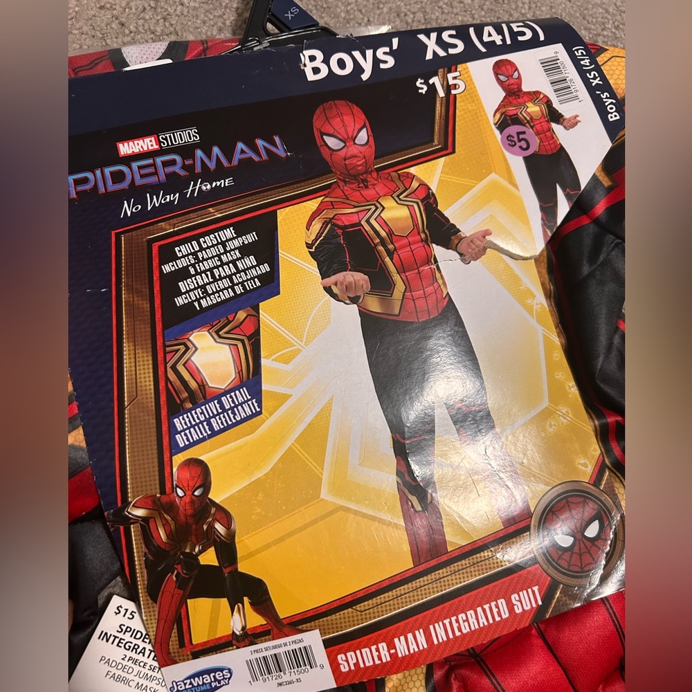 Marvel Spider-Man No Way Home Kids Costume - Red and Black